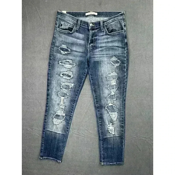 KanCan Jeans Womens 24 waist Blue Stretch Made In USA Stretched Denim  (0110) - Picture 1 of 11